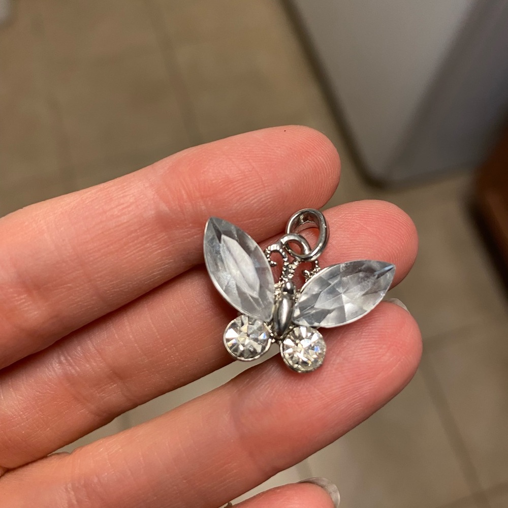 Beautiful Sterling Silver Butterfly Pendant